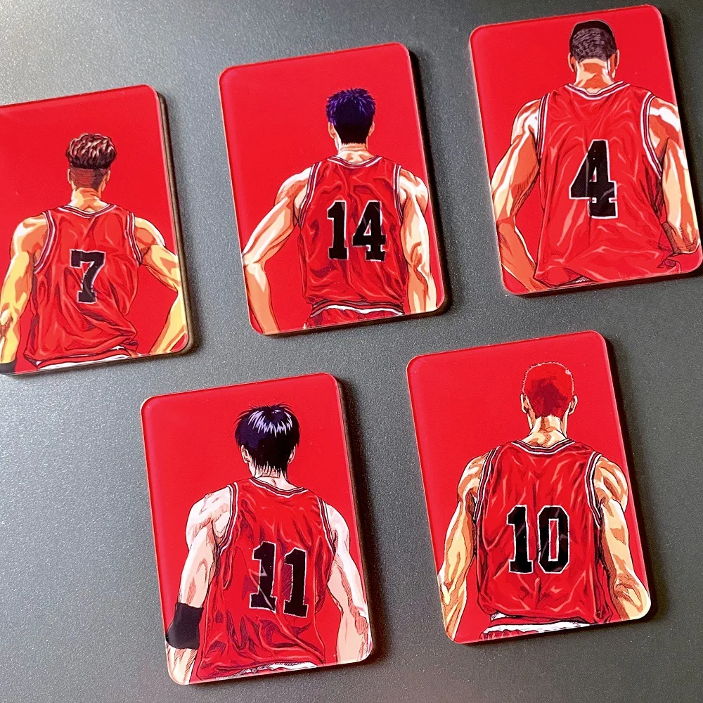 Imán para refrigerador de dibujos animados de Slam Dunk, tablero de mensajes creativo Sakuragi Hanamichi, pegatina magnética para refrigerador