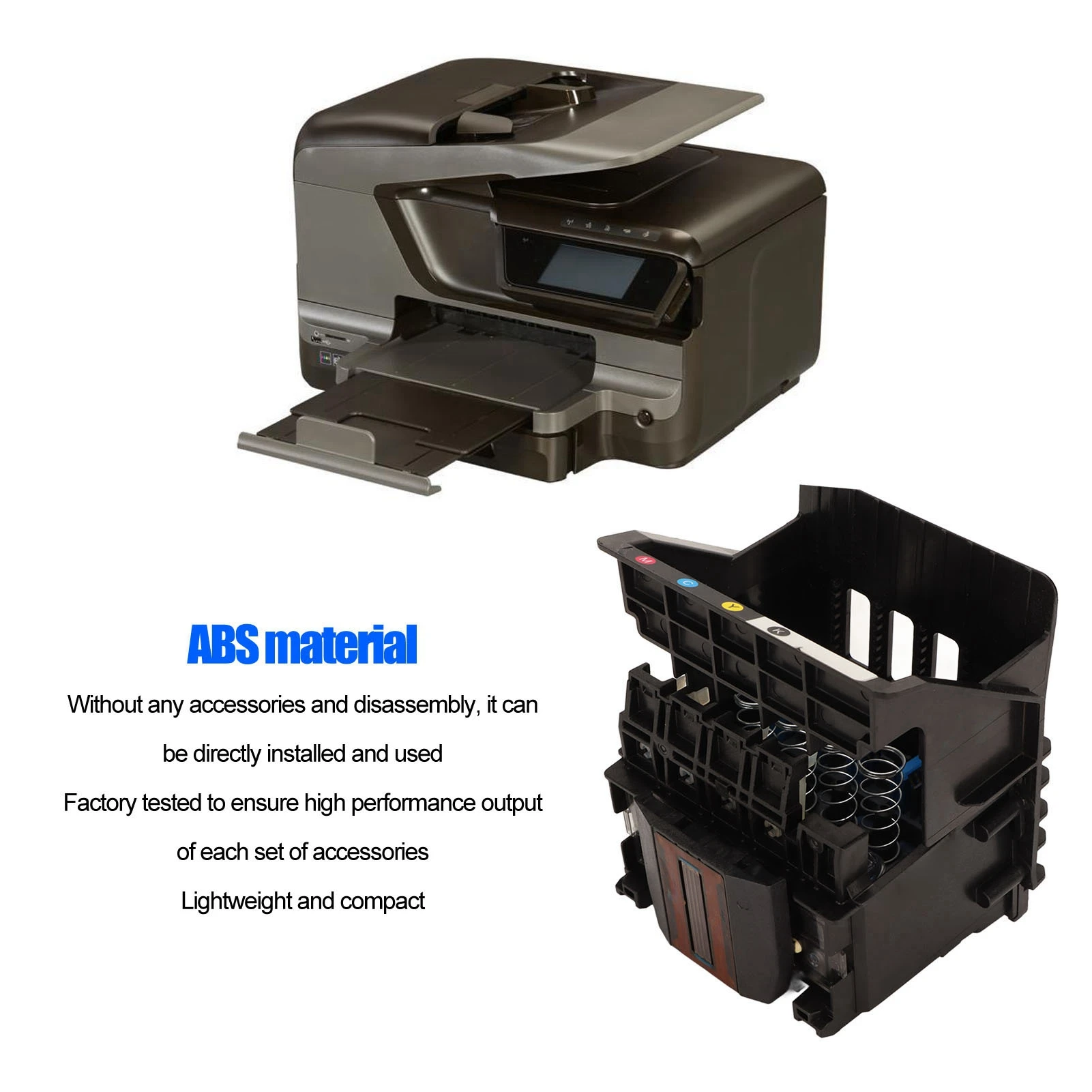 Print Head Convenient Practical Printhead Replacement Wide Compatible ABS Material Easy Installation for 251DW