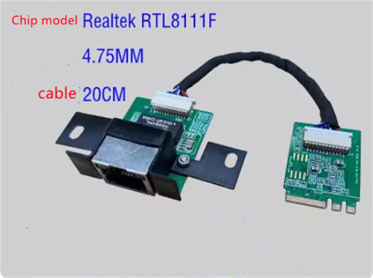 FOR Dell Wyse 5070 RJ 45 Extended Ethernet Port Board M.2 NGFF 2230 I210AT RTL8111F I211AT 442XR 565JP 9DJC4