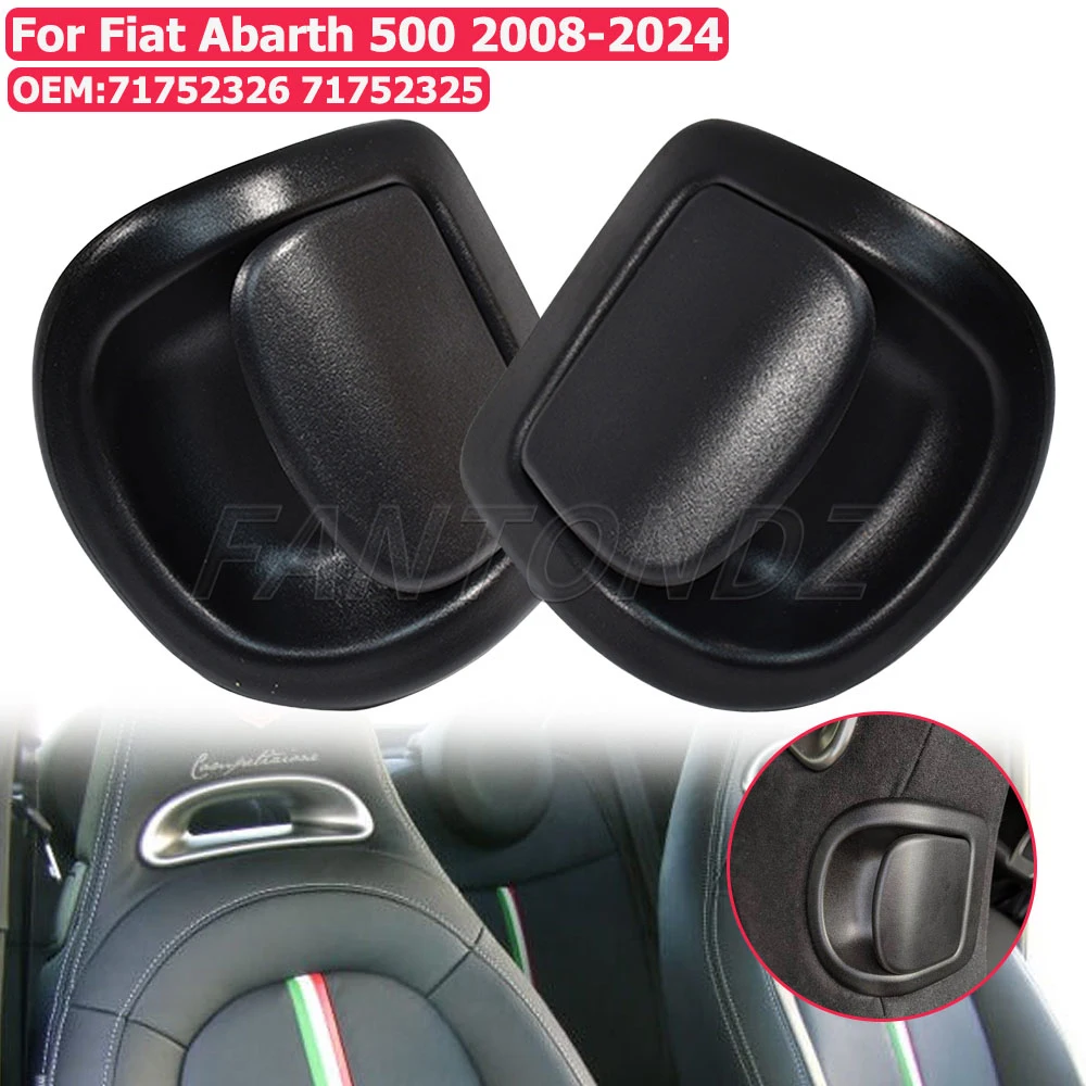 

1Pair Front Seat Adjustment Handles Left+Right For Fiat Abarth 500 2008-2024 71752326 71752325 Front Seat Tilt Handles