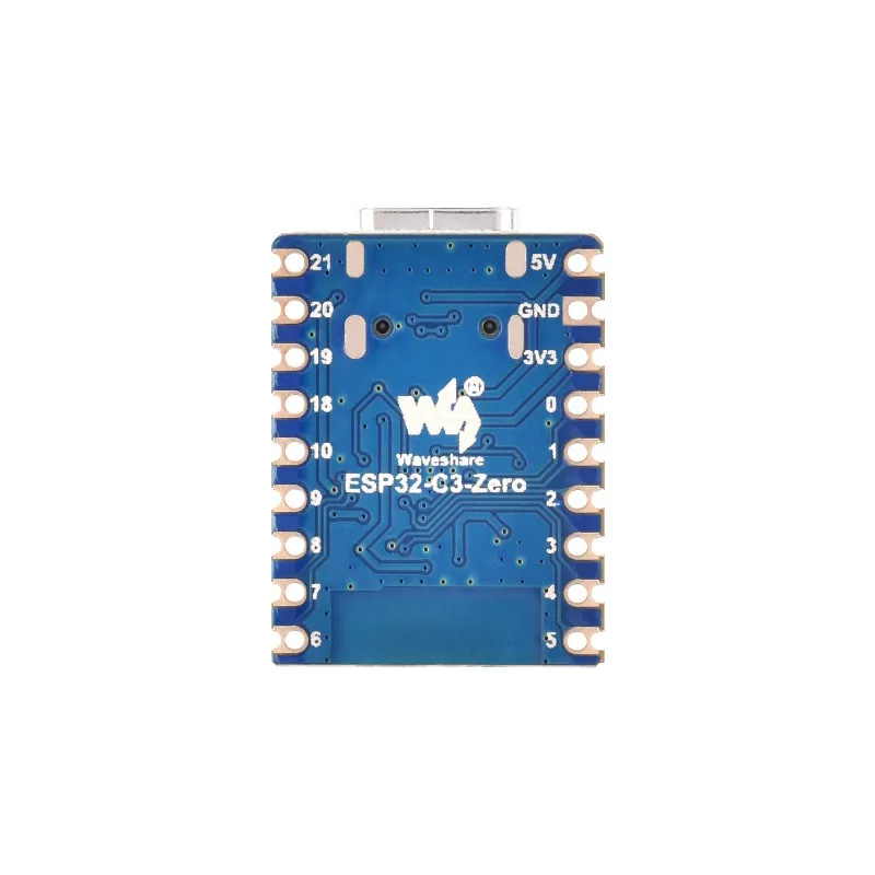Waveshare ESP32-C3-Zero,Mini Development Board,Based on ESP32-C3FH4 Single-core Processor,160MHz Running Frequency,2.4GHz