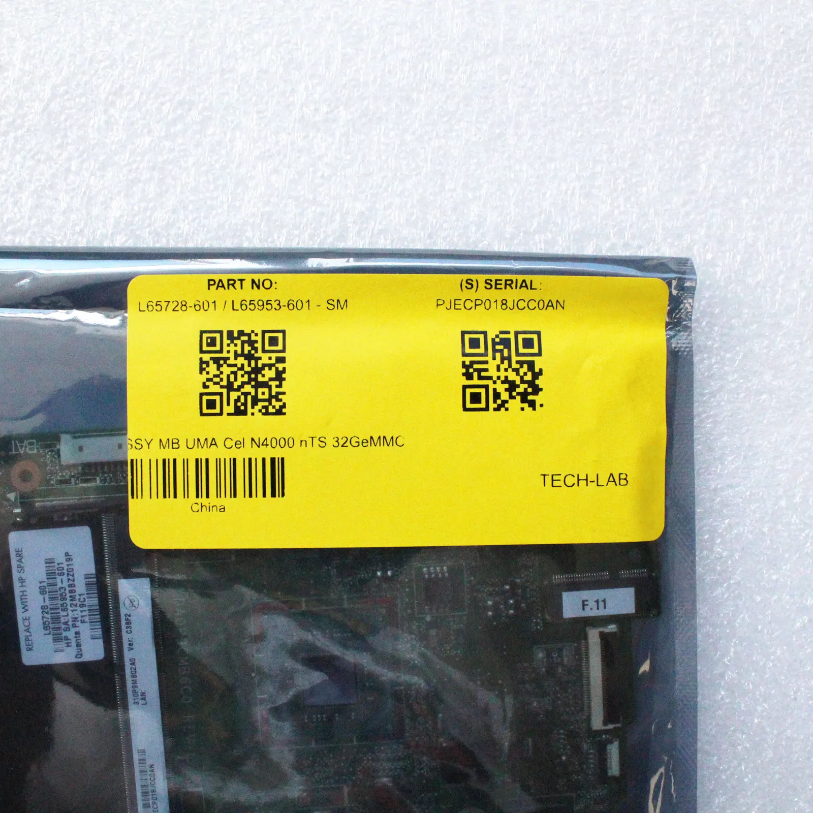 Imagem -05 - Placa-mãe Usada para Laptop hp Stream L65728601 L65953-601 Da0p9cmb6c0 N4000 Nts 32 Gmmc Ddr4 100
