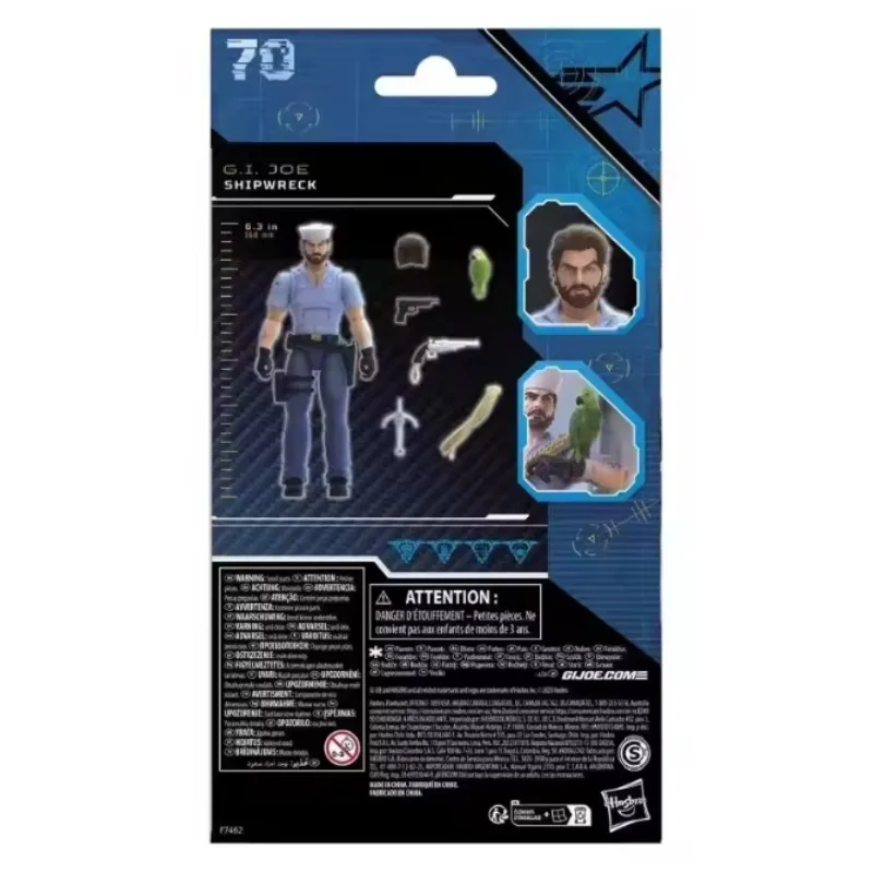 

Новый оригинальный набор Hasbro G.I. Коллекционная серия Joe Classified 70: Модель-игрушка «Потопленный корабль» с фигуркой Полли, подарок