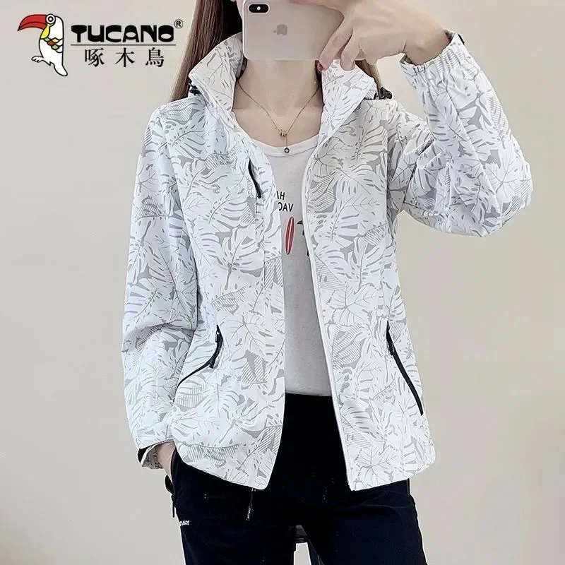 

Stormtrooper Women's 2025 Spring/Autumn New Fashionable and Versatile Loose and Slim Look Windproof and Waterproof Thin Coat WLF