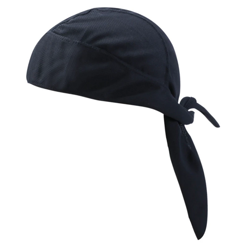 Quick Dry Head Scarf Pure Cycling Cap Summer Men Hat Hood Headband