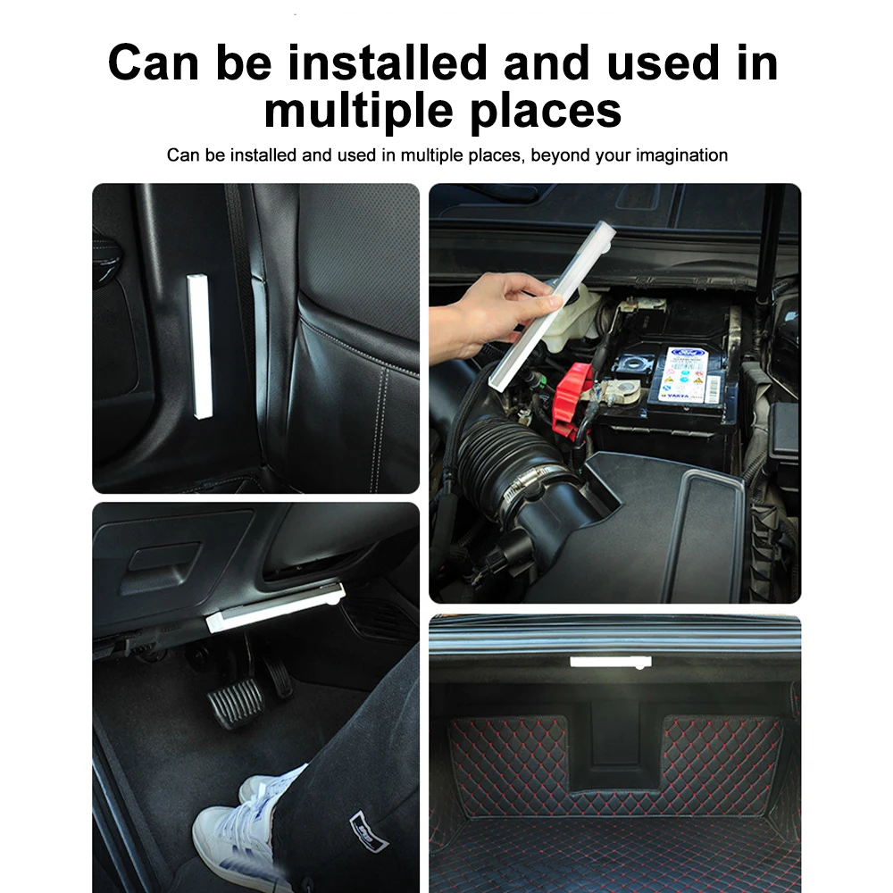 LED Auto Sensor Licht 10/20/30cm automatische Induktion licht Typ C wiederauf ladbare Smart Lighting Magnet Maual/Sensing Mode Lampe – Detail 10
