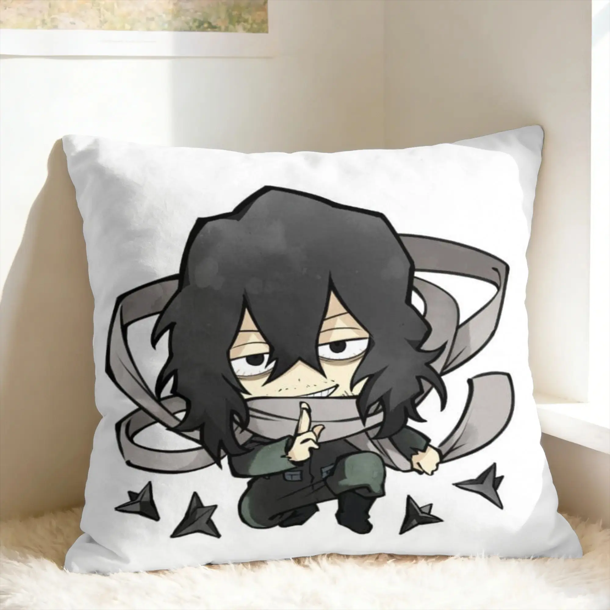 Pillow Case S-Shota A-Aizawa Print  Pillow Cover For Sofa Home Decoration Retro Trendy Pillowcases