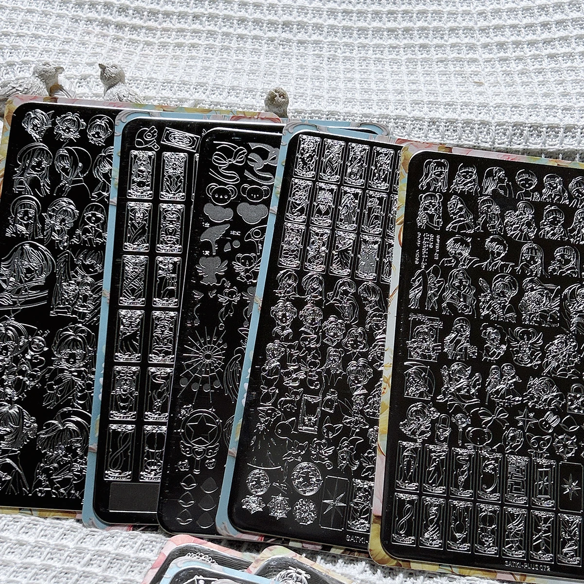 Nail Art Stamping Plate Stamping Steel Plate Beginner-Friendly No-Painting Nail Decoration Template Twelve Zodiac Signs Leo Aries Sagittarius Scorpio Pisces Nail Pattern Stamping Gel Nail Polish Mold Nail Stamping Template Transparent Transfer Silicone Stamping Steel Plate