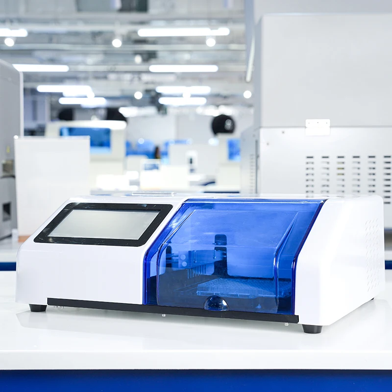 Lavadora de microplacas Elisa da China BK-9622 Analisador Elisa Laboratório clínico Leitor e arruela de microplacas Elisa