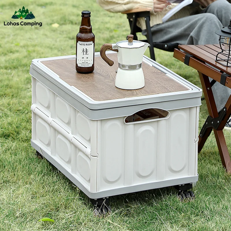 

Lohascamping Garden Home Camping Sundry Box PP Folding Storage Bag Picnic Travel Box Hiking Accessories Outdoor Storage car box
