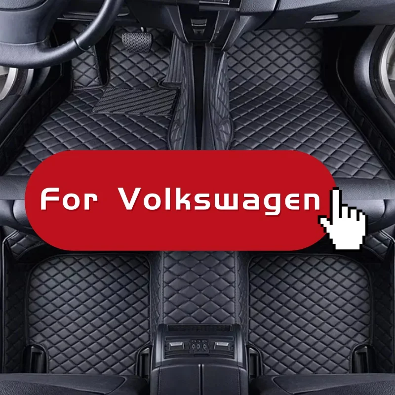 

Custom NonSlip Car Floor Mats For Volkswagen Tiguan 2017-2023 Touareg 2019-2023 2011-2018 Easy to Clean Interior Accessories