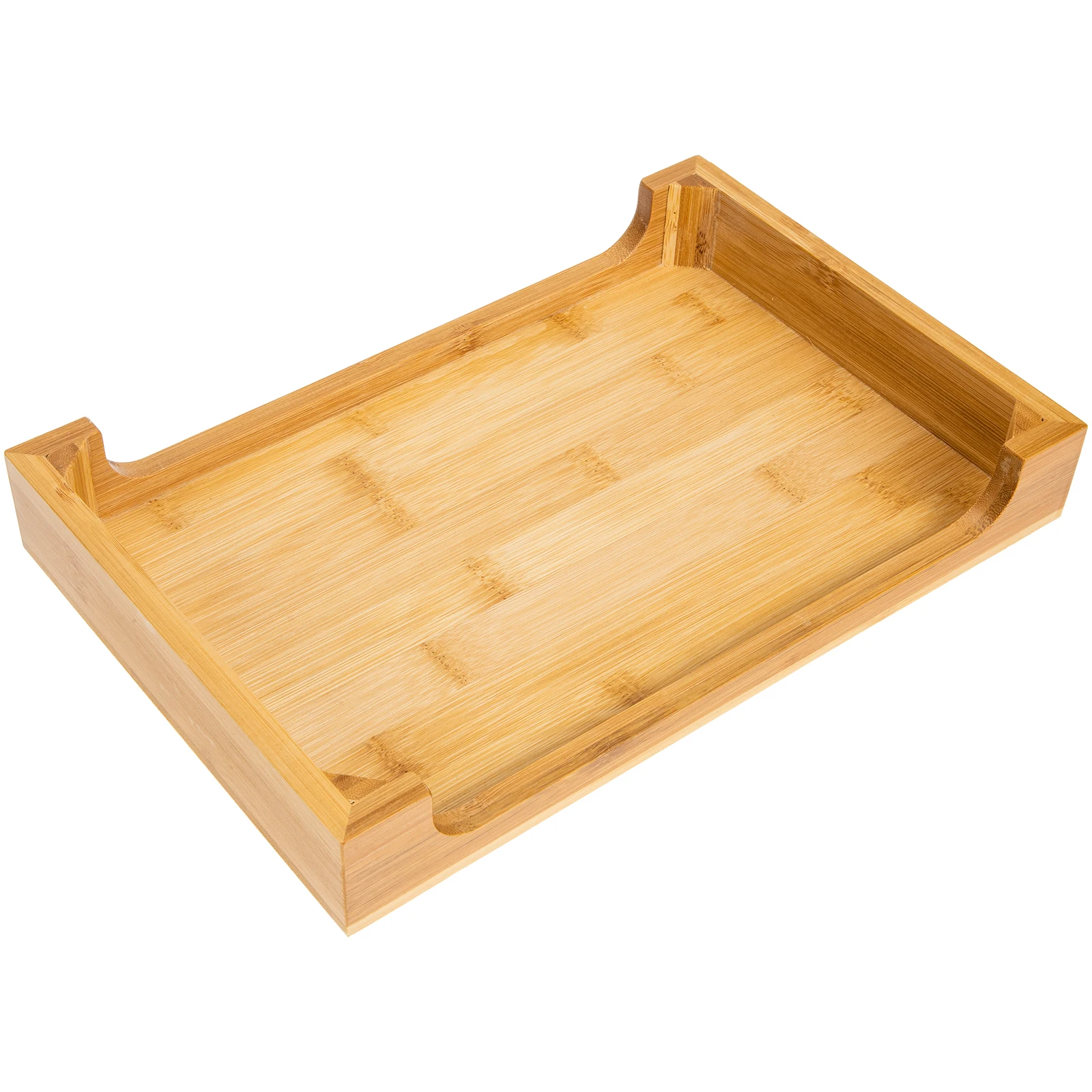 

Wooden Tray Serving Plate Snack Fruit Bread Dishes Tray Platter Delicate Design Smooth Polished Exquisite Practical Coffee Shop
