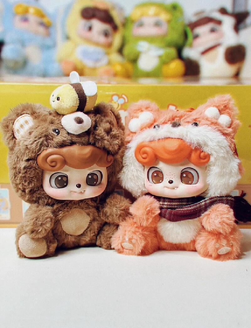 

Authentic Qbaby Plush Blind Box Animal Kindergarten Trendy Play Cute Doll Handmade Anime Figures Surprise Kid Toy Birthday Gift