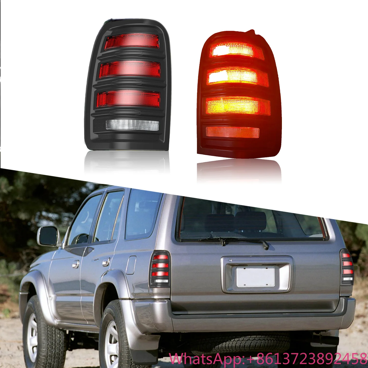 

Pick-Up LED Taillights for Toyota 4Runner 1996-2002 Year Truck Car Rear Lamp With Dynamic Animation Led Tail Light Assembly