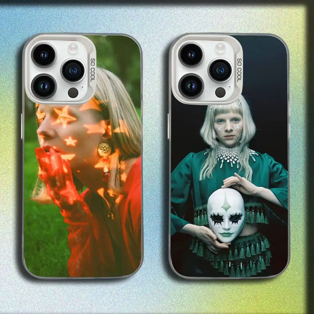 

Singer A-Aurora Phone Case For iPhone 17,16,15,14,13,12,11,Pro,Max,Plus,E,SE4,Air,Mini White IMD Box