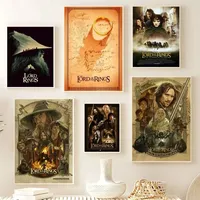 Classic Movie T-The L-Lord Of The R-Rings Poster Picture Canvas Painting Wall Art Home Decoration Print For Living Room Decor