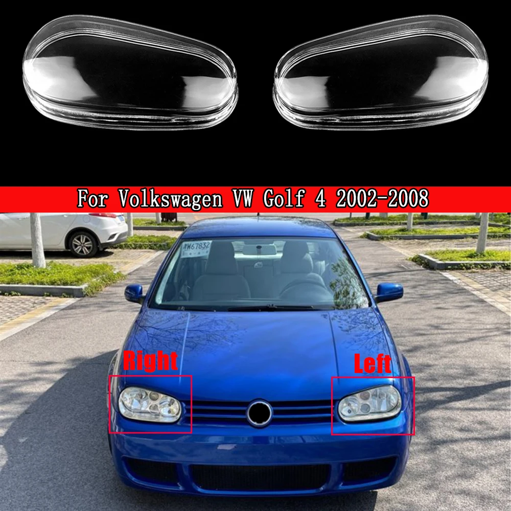 

Headlight Cover Transparent Lampshade Plexiglass For Volkswagen VW Golf 4 2002 2003 2004 2005 2006 2007 2008 Headlight Lens