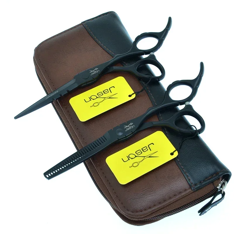 

Jason 5.5/6 inch Hair Shears Professional Barber Hair Cutting Scissors Japan 440C Hairdressing Styling Thinning Clippers A0063D