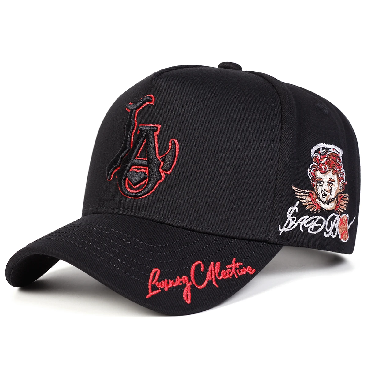 Unisex LA Love Embroidery Baseball Cap, Adjustable