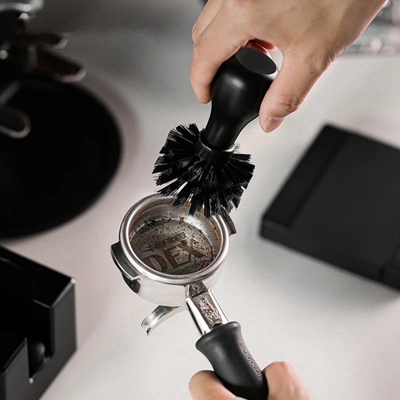 ABS Cleaning Brush Coffee Basket Cleaning Brush Suitable for 58mm Basket Home Tools Cleaning Accessories Retail