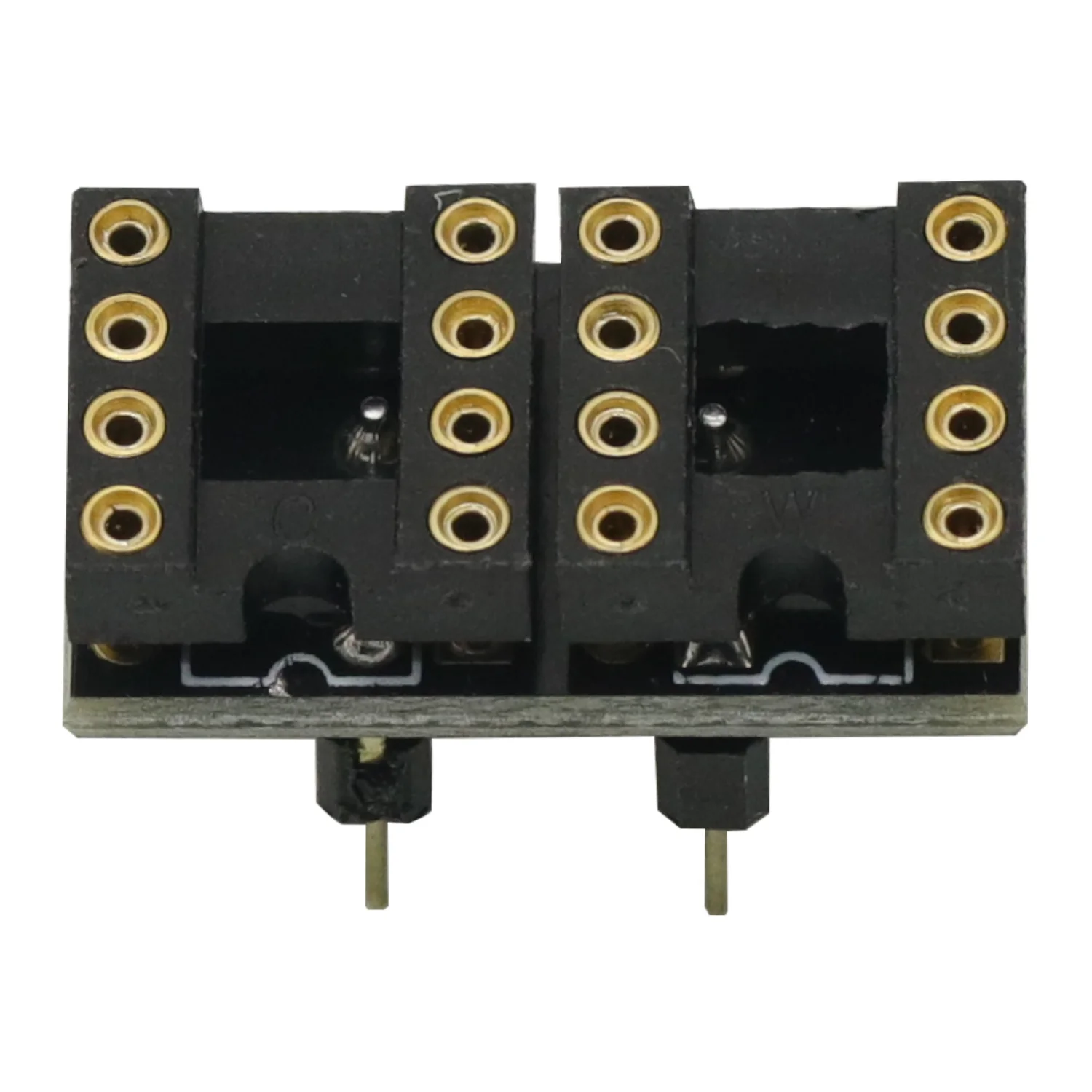 Gold-plated DIP8 Mono To Dual OP Amp Adapter Converter Socket For AD797 AD847 OPA128 Chips