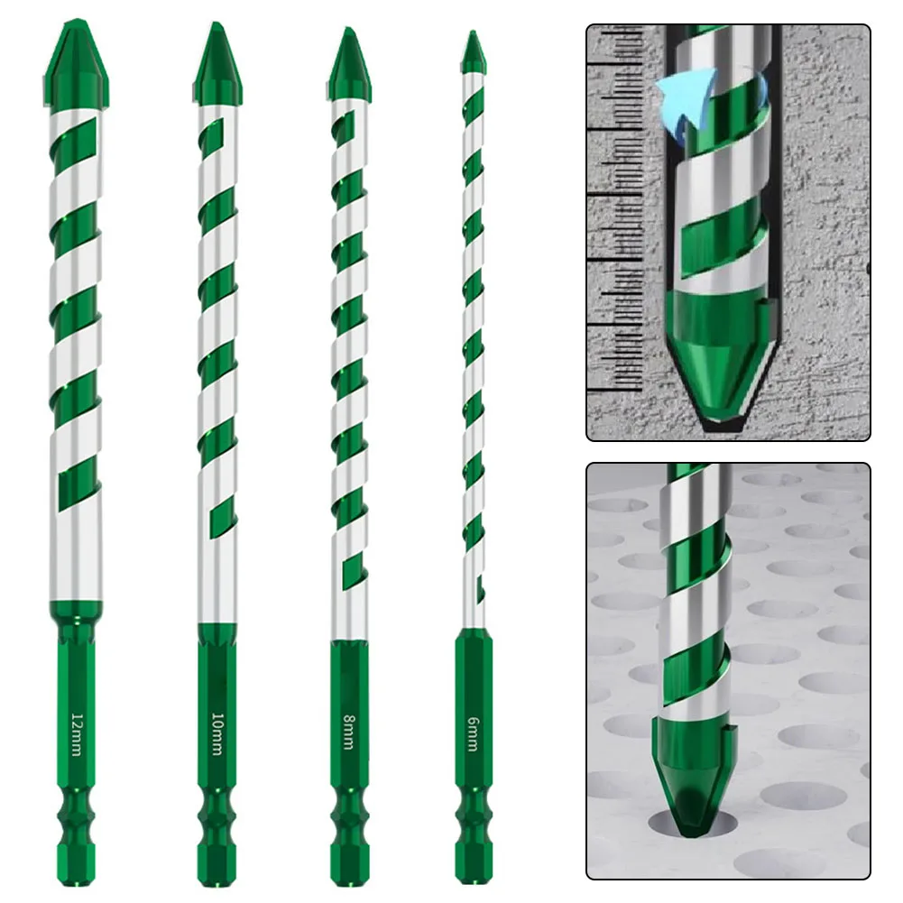 1pc 6/8/10/12mm Drill Bit Carbide Drilling For Wall Glass Wood Metal Tiles Woodworking Tools Accessories