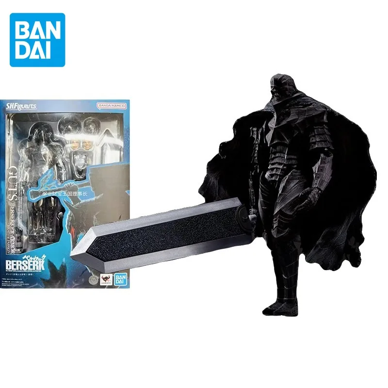 

Bandai Original Berserk Anime Figure SHF Guts Berserker Armor Anger Action Figure Toys for Kids Gift Collectible Model Ornaments