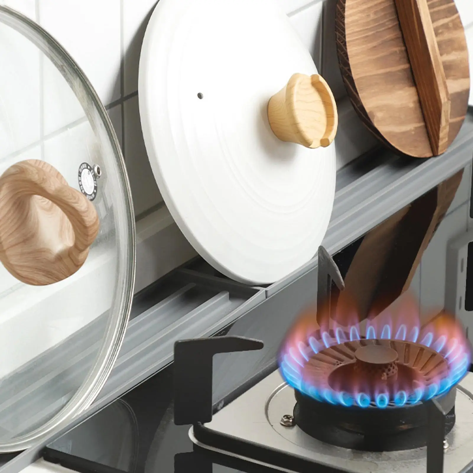 

Силиконовый органайзер для кухонной раковины, компактный нескользящий поднос для слива, длинный узкий силиконовый коврик для сушки посуды для крышки кастрюли, чашки