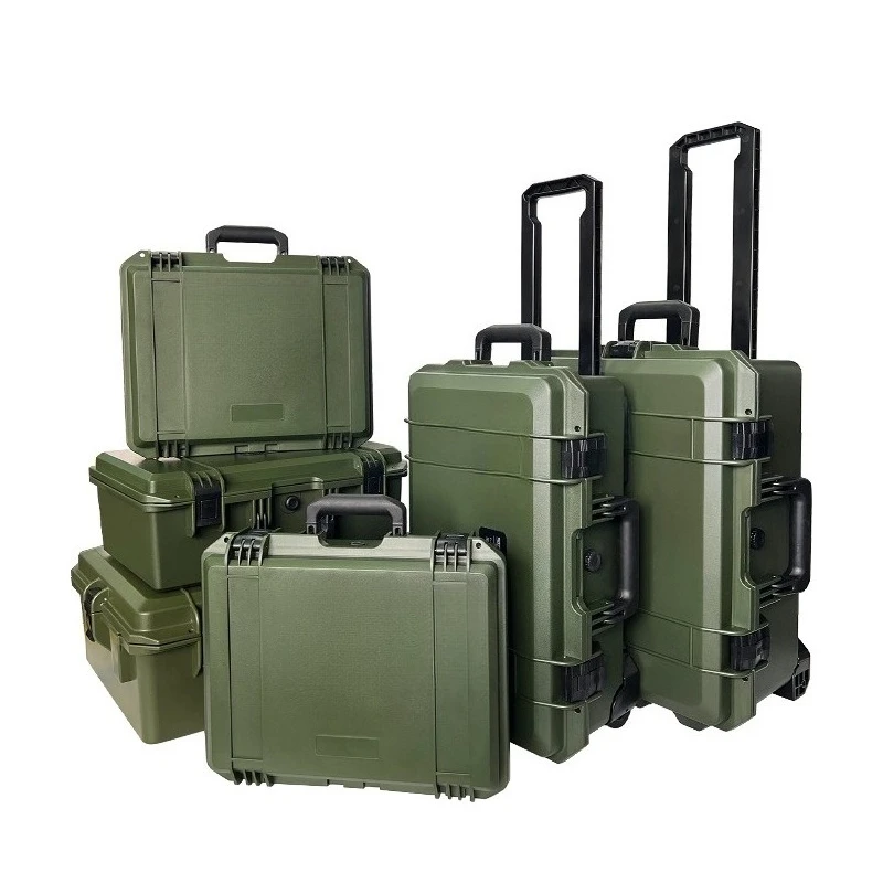 

SMRITI Dark Night Green Series Protective Case Portable Equipment Safety Hardware Tools Photography Trolley Case IP67 Waterproof