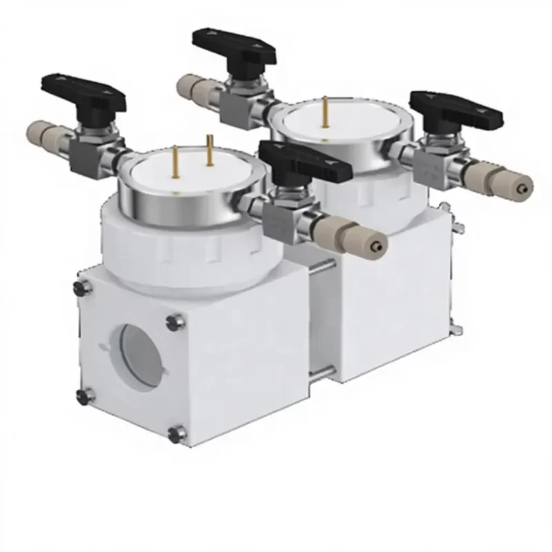 30-500ml PTFE H-Type Photoelectrochemical Cell Replaceable Membrane Electrochemical Reaction Cell C027-2 Series