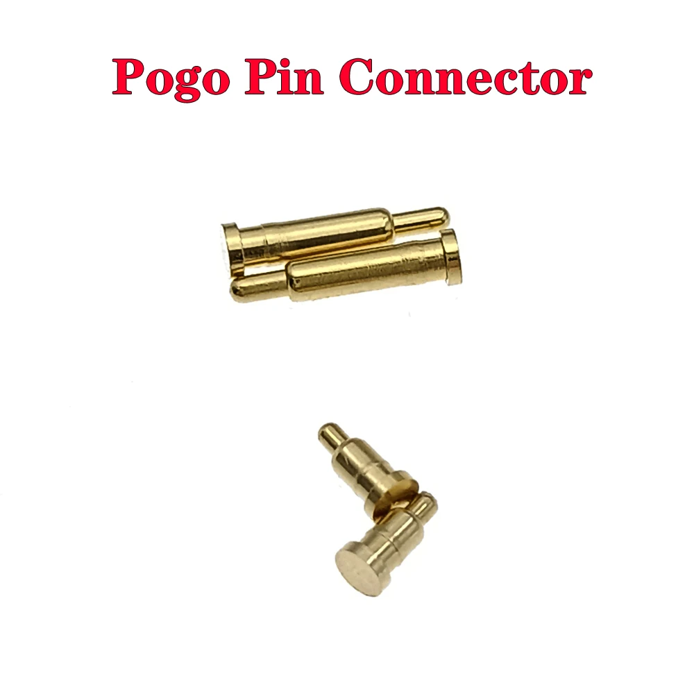 

High Quality 200Pcs Pogo Pin Connector Pogopin Battery Spring Loaded Contact SMD Needle PCB 1.8 2 3 4 5 6 7 8 9 -12mm Test Probe