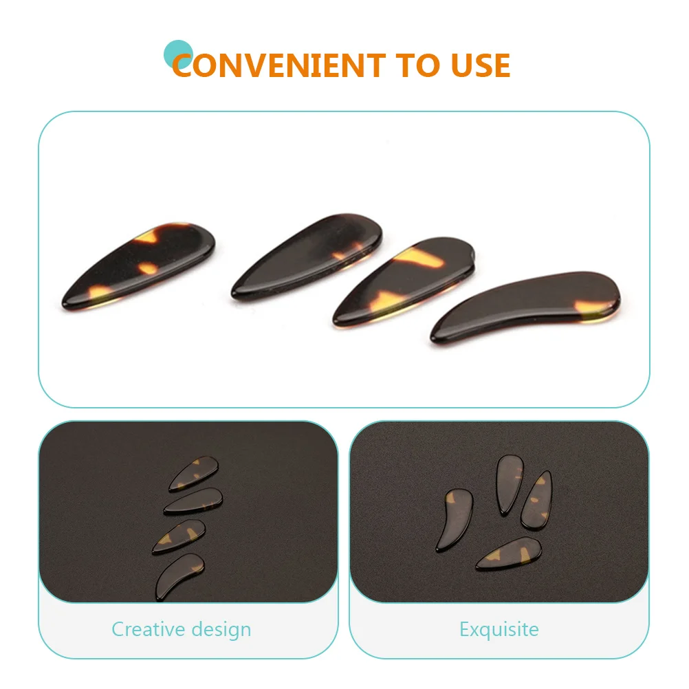 

8 Pcs Piano Pick Finger Protectors Premium Fake Picks Fingertip Protection Covers