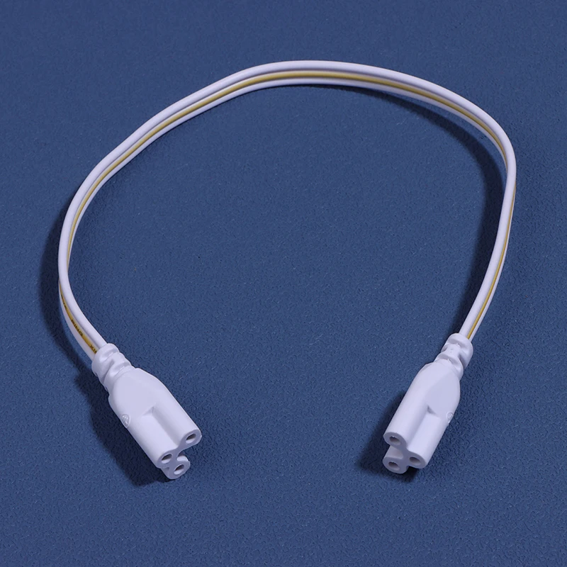 5Pcs Flexiable Double End 3Pin LED Tube Connector Cable Wire T4 T5 T8 Extension Cord For Integrated LED Tube Light Bulb view 6