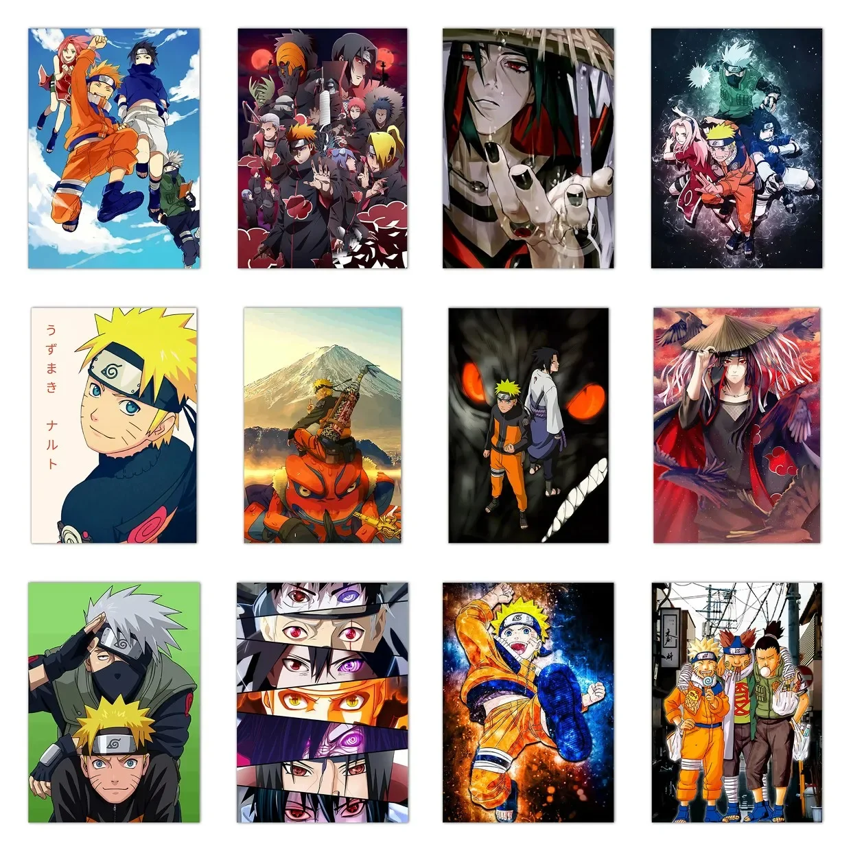 Naruto Digital By Numbers Frameless Canvas Painting Home Wall Decoration Home Decor For Living Room