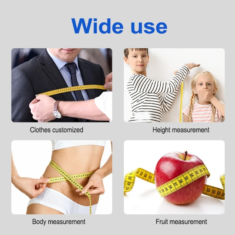 120 Inch/300Cm Mềm Thước Dây Bỏ Túi Thước Đo May May Vải