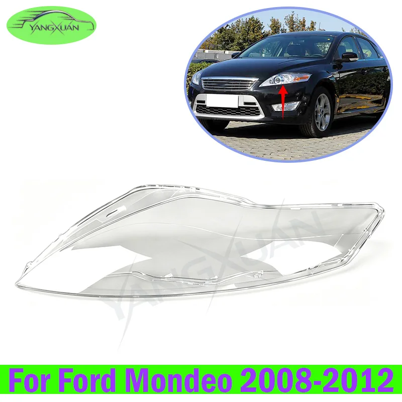 Car Front Headlight Cover Auto Headlamp Lampshade Lampcover Head Lamp light Lens Shell For Ford Mondeo 2008-2012
