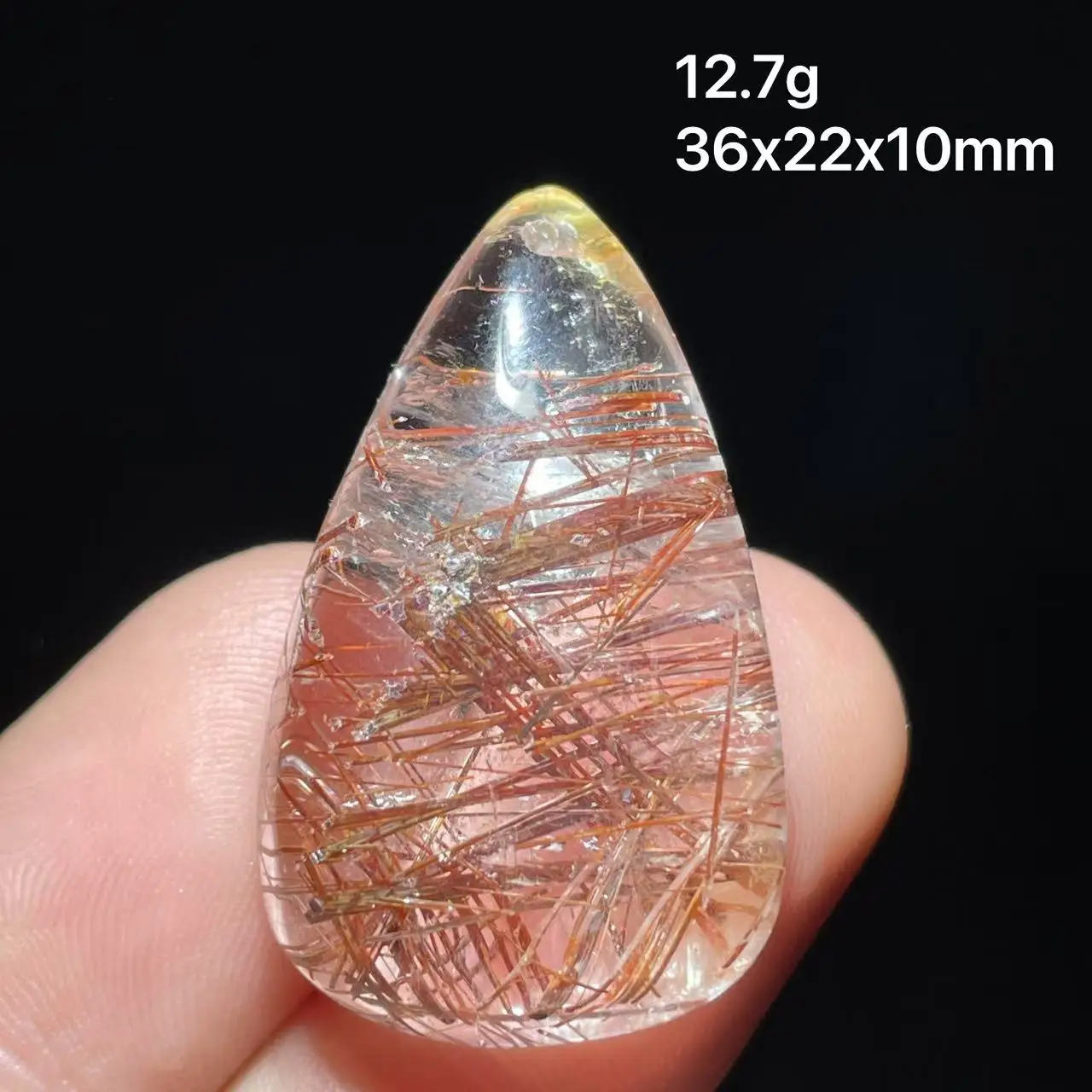 

Brazilian Rutile Pendant Red Copper Rutile Pendant Jewelry Healing Crystal Beautiful