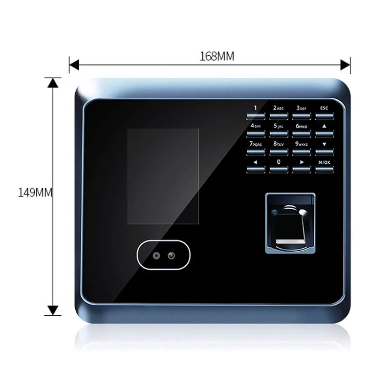 Imagem -05 - Original Uf100 Reconhecimento Facial Proteger Caixa Máquina de Comparecimento do Tempo com Leitor de Impressão Digital wi fi Tcp ip Relógio Proteger Caixa