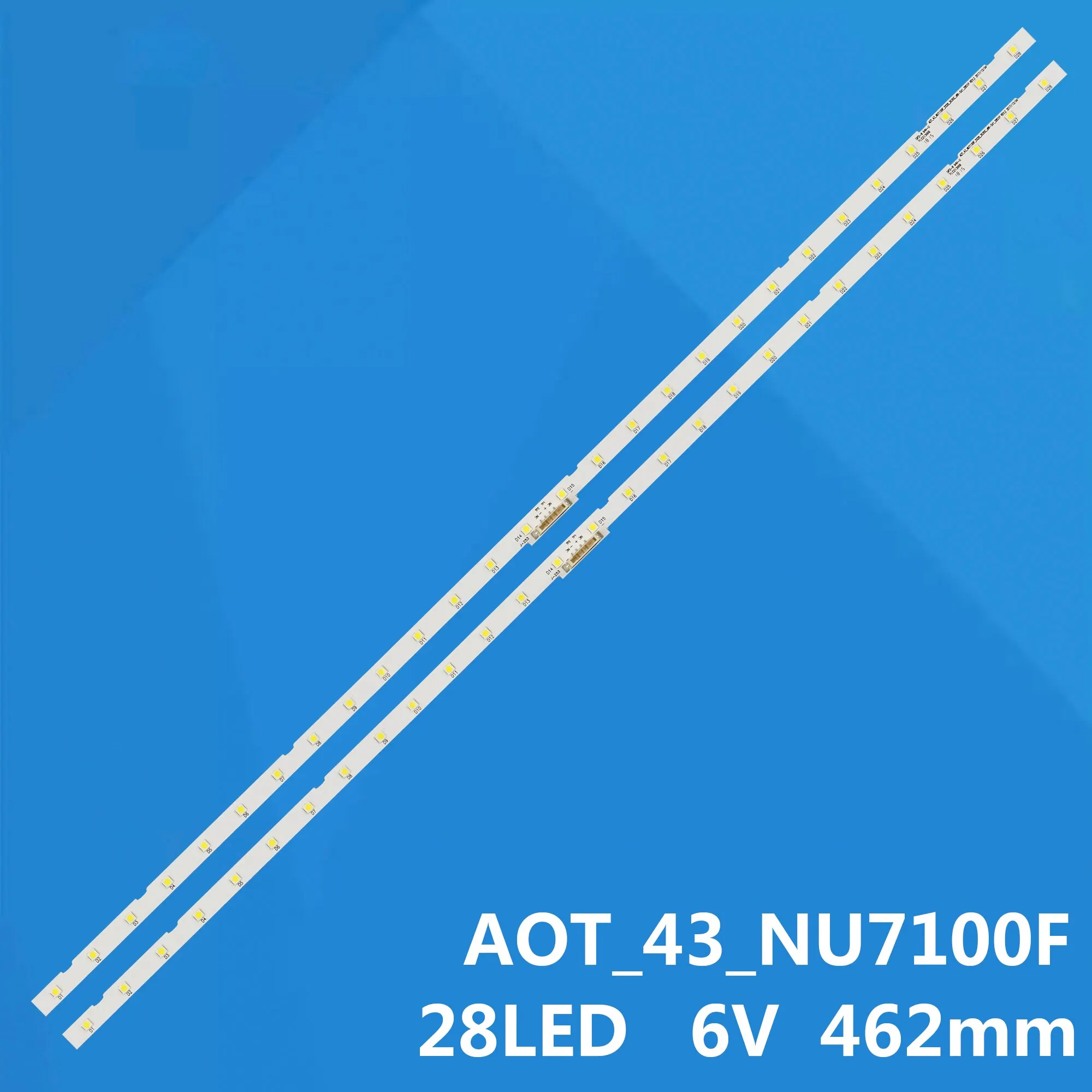 Pasek LED(2) do Samsung UE43NU7192U UE43NU7190S UE43RU7092 UN43RU7400G UE43N5540AU CY-NN043HGNV2H CY-NN043HGNV1H UE43NU7022