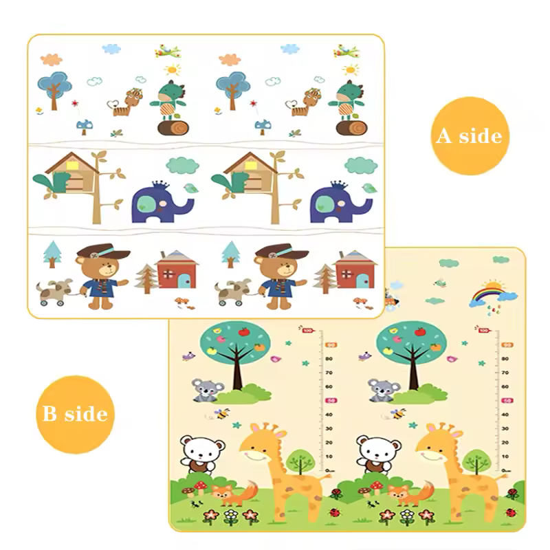 200x180/180x150/180x120cm Play Mat for Children's Thick Safety Mat Friendly Crawling Play Mats Folding Mat Carpet Rug Playmat - Image 3
