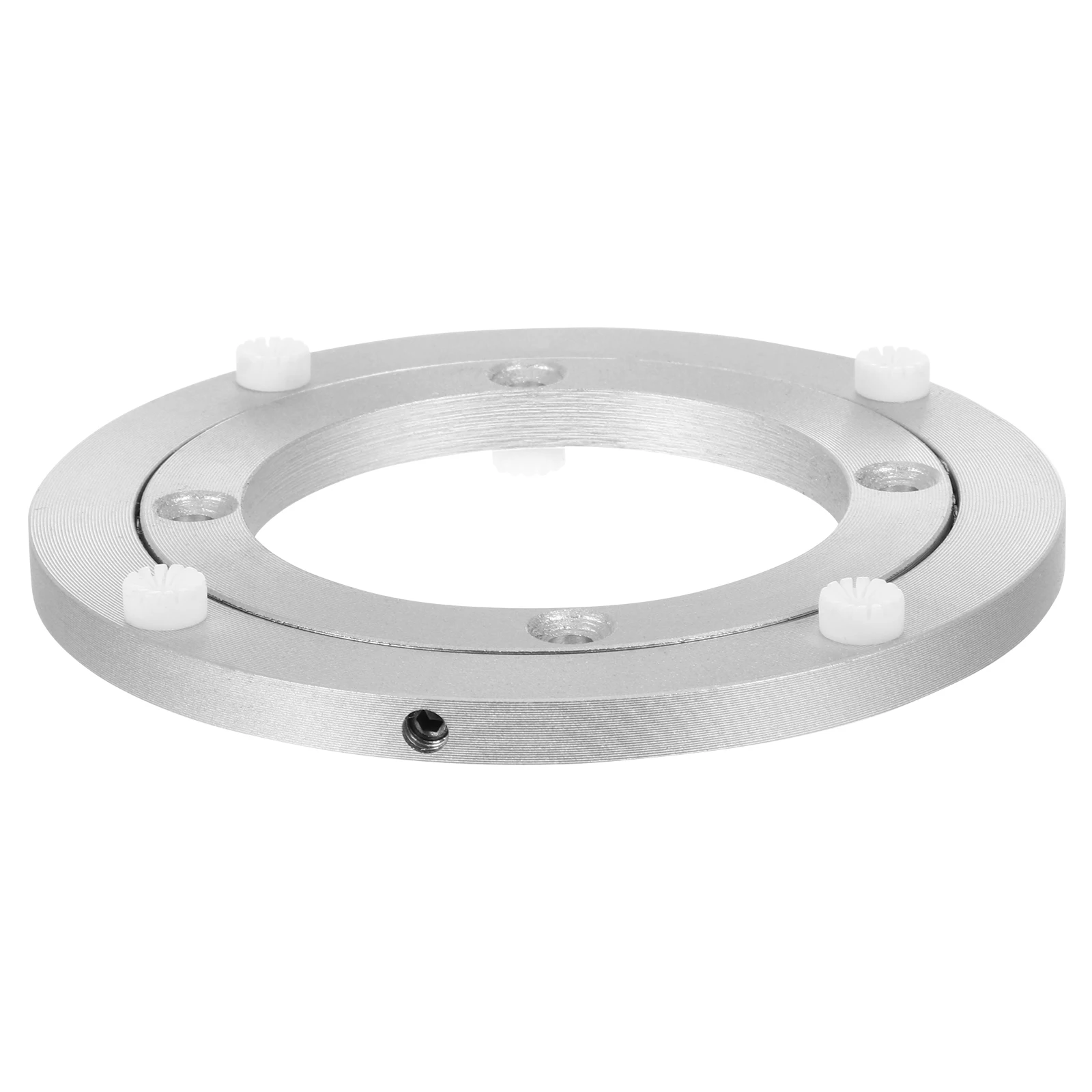 

Aluminum Alloy Base 5 Inch 120x8 5mm 360 Degree Rotating Spinner for Table Display Turntable Bearing Storage