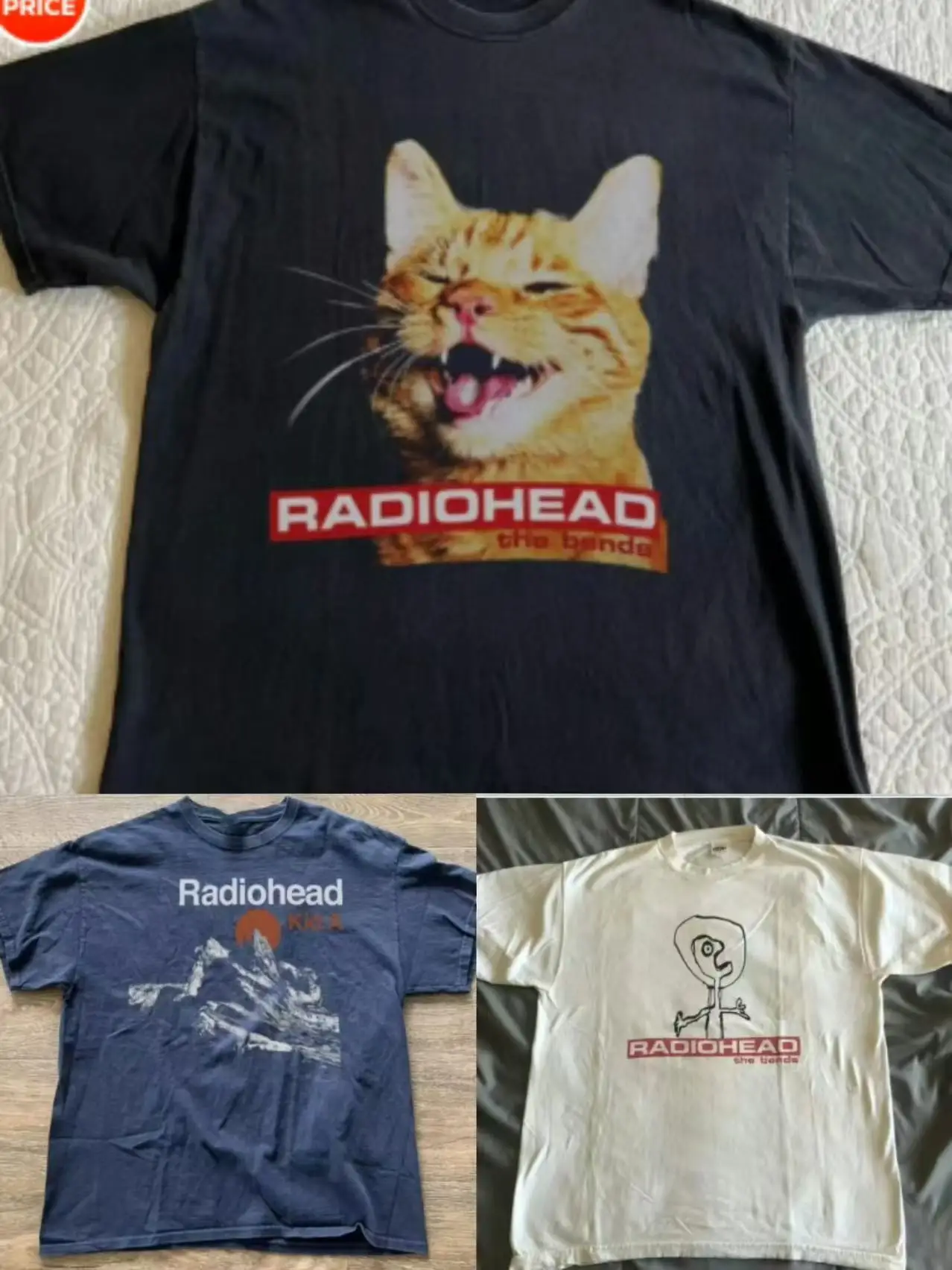 Radiohead Casual T-shirt Oversized Unisex T-shirt Streetwear Trendy Cotton New Model personality Clothes Short Sleeves Classic