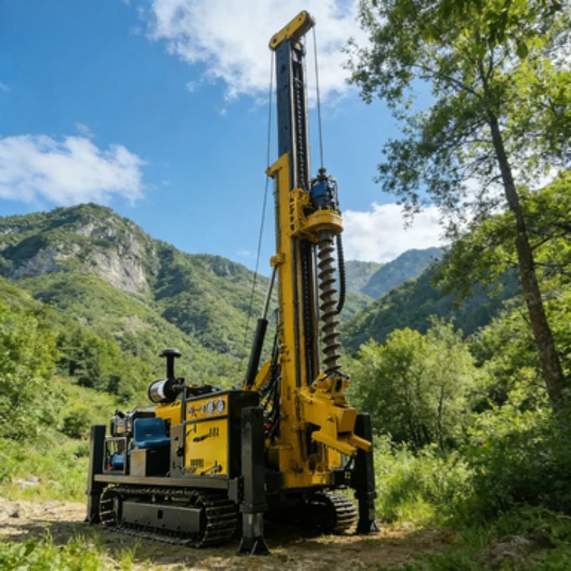 Customized Groundwater Drilling Rig for Water Well Easy Move Portable Borehole Small Household Geological Sampling Core Drill