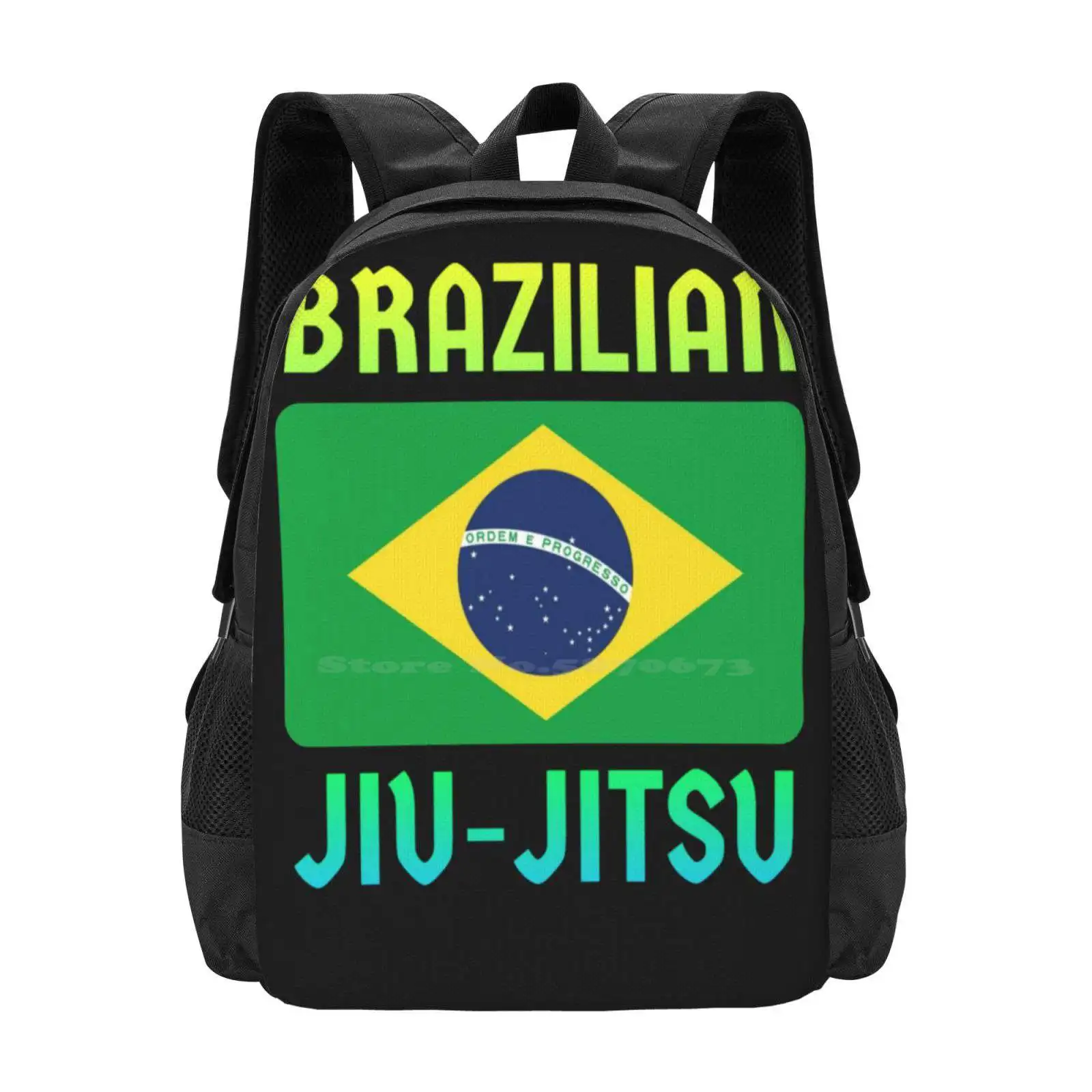 Brazilian Jiu-Jitsu Flag Hot Sale Schoolbag Backpack Fashion Bags Bjj Zip Bjj Gear Jiu Jitsu Gear Jiu Jitsu Long Sleeve Jiu