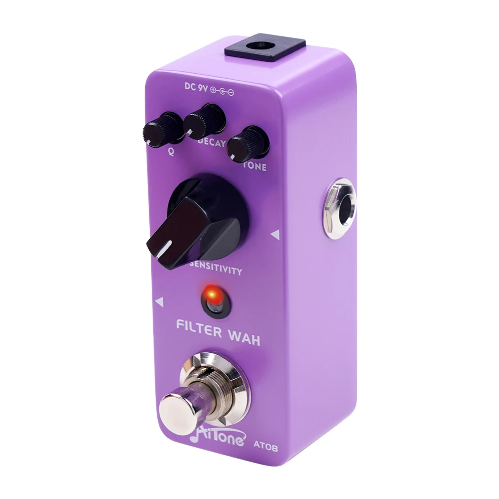 JOYO AITONE Series AT-08 Wah دواسة الدائرة التناظرية النقية الديناميكية السيارات واه حجم دواسة لباس الغيتار الكهربائي