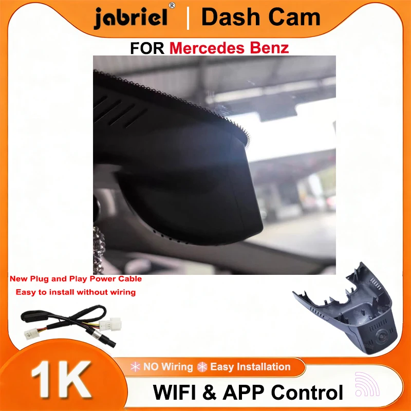 Dash Cam 1K 1080P Wifi Plug and Play Car DVR for Mercedes Benz cla gla 180 200 200d 220 220d 250 250d x156 a180 a180d a200 a200d