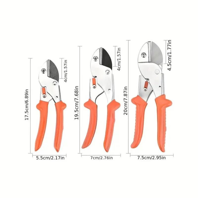 Imagem -06 - Tesouras de Poda de Aço Jardim Podador Tesoura Árvores Frutíferas Jardinagem Poderosa Secateurs Ferramentas Manuais Acessórios do Jardim 1pc Sk5