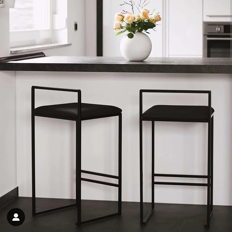 Tabouret de Bar Nordique Moderne et Minimaliste, Chaise Haute Personnalisée pour Restaurant et Salon