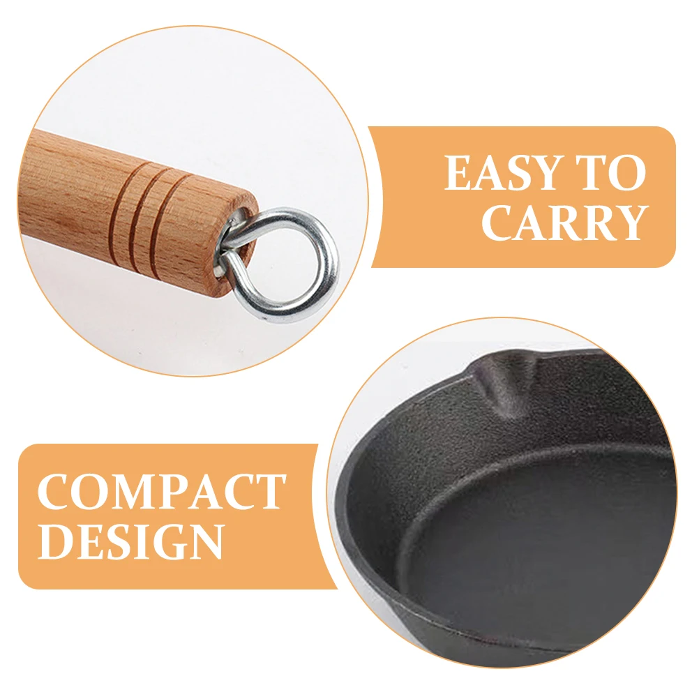 

Portable Mini Pan 13cm Diameter 6cm Height Camping Cooking Tool Butter Chocolate Warmer Sauce Pot Kitchen Frypan Compact