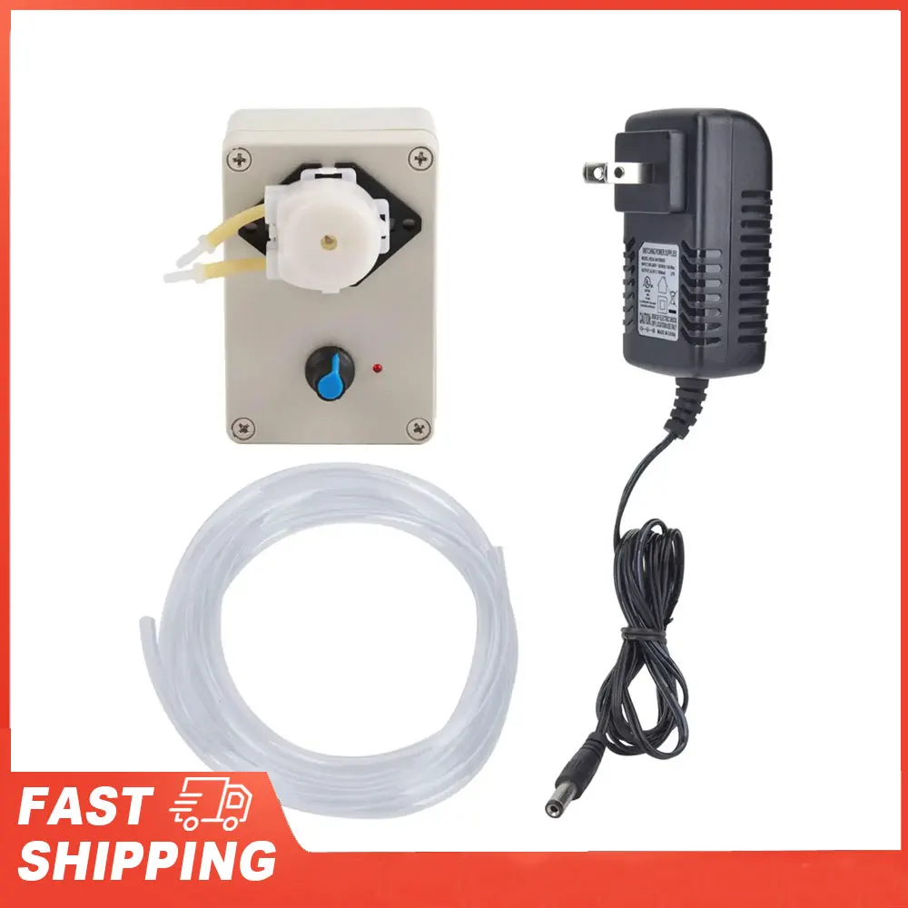 

Дозирующий насос Промышленный перистальтический насос для жидкости Регулируемый дозирующий насос с плавкой Американская вилка 110‐240 В Перистальтический насос для жидкости Насос